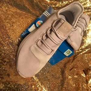 Light purple adidas sneakers